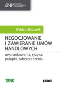 Okładka książki Negocjowanie i zawieranie umów handlowych