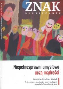 Opakowanie Niepełnosprawni umysłowo uczą mądrości Znak miesięcznik nr. 645 2/2009
