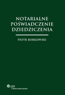 Okładka książki Notarialne poświadczenie dziedziczenia