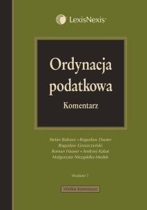 Okładka książki Ordynacja podatkowa Komentarz