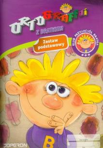 Okładka książki Ortograffiti z Bratkiem 1 Zestaw podstawowy