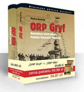 Okładka książki Pakiet - ORP Gryf + ORP Wilk