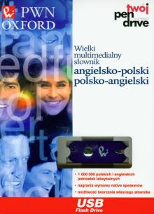Opakowanie PenDrive Wielki multimedialny słownik angielsko-polski polsko-angielski