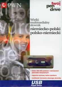 Opakowanie PenDrive Wielki multimedialny słownik niemiecko polski polsko niemiecki