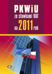 Opakowanie PKWiU ze stawkami VAT na 2011 rok