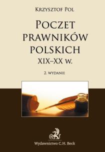 Okładka książki Poczet prawników polskich XIX-XX w