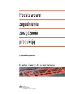 Okładka książki Podstawowe zagadnienia zarządzania produkcją