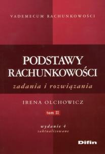 Okładka książki Podstawy rachunkowości zadania i rozwiązania t.2