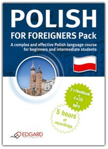 Okładka książki Polish for foreigners Pakiet +CD EDGARD