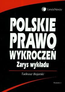 Okładka książki Polskie prawo wykroczeń zarys wykładu