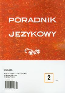 Opakowanie Poradnik Językowy 2 /2011