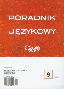 Opakowanie Poradnik językowy 9/2010