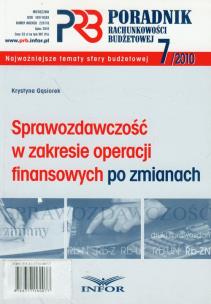 Okładka książki Poradnik rachunkowości budżetowej 7/2010