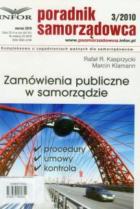 Okładka książki Poradnik samorządowca 3/2010 Zamówienia publiczne w samorządzie
