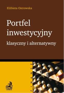 Okładka książki Portfel inwestycyjny klasyczny i alternatywny