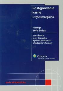 Opakowanie Postępowanie karne Część szczególna