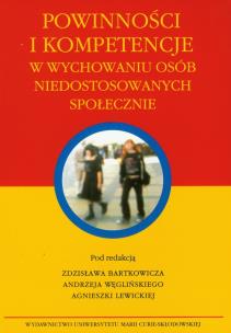 Opakowanie Powinności i kompetencje w wychowaniu osób niedostosowanych społecznie