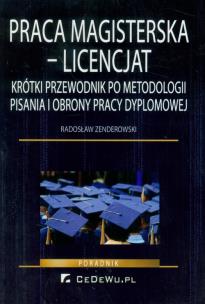 Okładka książki Praca magisterska - Licencjat