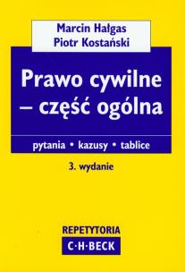 Okładka książki Prawo cywilne Część ogólna
