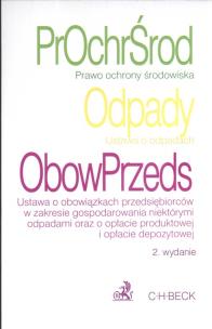 Opakowanie Prawo ochrony środowiska Ustawa o odpadach Ustawa o obowiązkach przedsiębiorców w zakresie gospodarowania niektórymi odpadami oraz o opłacie produktowej i opłacie depozytowej