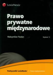 Okładka książki Prawo prywatne międzynarodowe