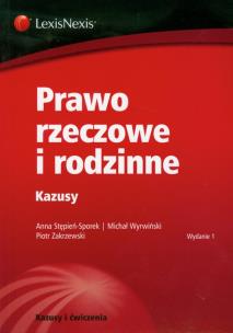 Okładka książki Prawo rzeczowe i rodzinne Kazusy