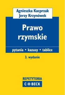 Okładka książki Prawo rzymskie