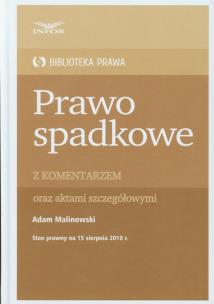 Okładka książki Prawo spadkowe z komentarzem Biblioteka Prawa