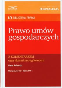 Okładka książki Prawo umów gospodarczych z komentarzem