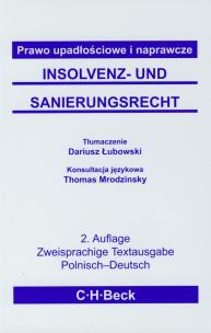 Opakowanie Prawo upadłościowe i naprawcze wersja polsko niemiecka