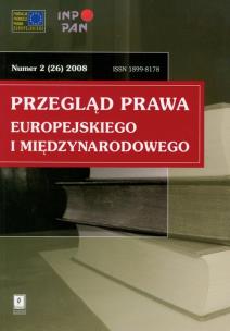 Opakowanie Przegląd prawa europejskiego i międzynarodowego 2(65) 2008
