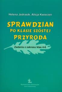 Okładka książki Przyroda Sprawdzian po klasie szóstej