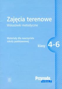 Okładka książki Przyrodo witaj Zajęcia terenowe Karty pracy 4-6