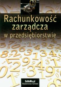 Okładka książki Rachunkowość zadządcza w przedsiębiorstwie