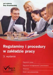 Opakowanie Regulaminy i procedury w zakładzie pracy + CD