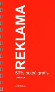 Okładka książki Reklama. 50% pojęć gratis. Leksykon ADAM