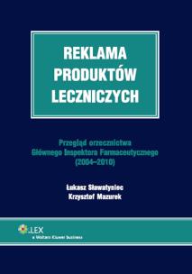 Okładka książki Reklama produktów leczniczych