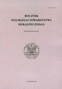 Opakowanie Rocznik Polskiego Towarzystwa Heraldycznego t. IX