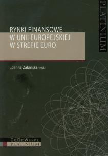 Okładka książki Rynki finansowe w Unii Europejskiej w strefie euro