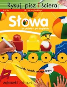 Okładka książki Rysuj, pisz i ścieraj. Słowa