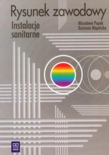 Okładka książki Rysunek zawodowy inst. sanitarne Popek WSiP