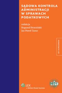 Opakowanie Sądowa kontrola administracji w sprawach podatkowych