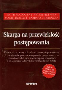 Okładka książki Skarga na przewlekłość postępowania