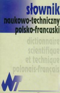 Opakowanie Słownik naukowo - techniczny polsko - francuski