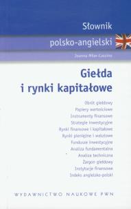 Okładka książki Słownik polsko angielski Giełda i rynki kapitałowe