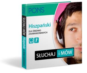 Okładka książki Słuchaj i mów Hiszpański dla średnio zaawan..