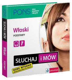 Okładka książki Słuchaj i mów - kurs j.włos podstawowy PONS