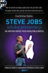 Okładka książki Steve Jobs sztuka prezentacji