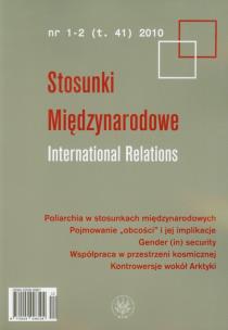 Opakowanie Stosunki Międzynarodowe 1-2/2010