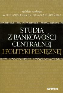 Opakowanie Studia z bankowości centralnej i polityki pieniężnej